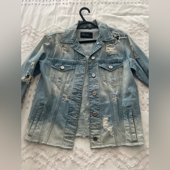 Original Whitney Embellished Denim Jacket Small - Picture 2 of 11